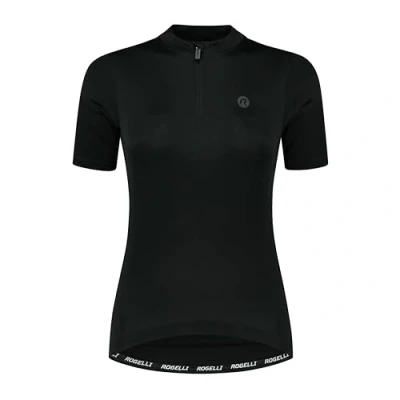 Abbildung von Rogelli Core Radtrikot Damen Fahrradtrikot Kurzarm Schwarz Größe M