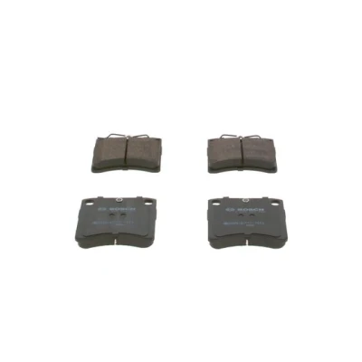 Abbildung von BOSCH 0 986 460 954 Bremsbelagsatz Low Metallic mit Anti Quietsch Blech VOLKSWAGEN: TRANSPORTER 4 Pritsche / Fahrgestell, Bus