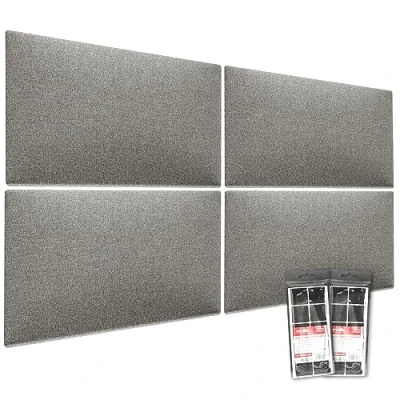 Abbildung von mollis Wandpaneel Rechteckig Wandpolster Wandkissen Bettkopf Akustikpaneel, BxL: 30,00x60,00 cm, 0,18 qm, (4 tlg) FSC Zertifiziert CU COC 827249, FSC® C114919