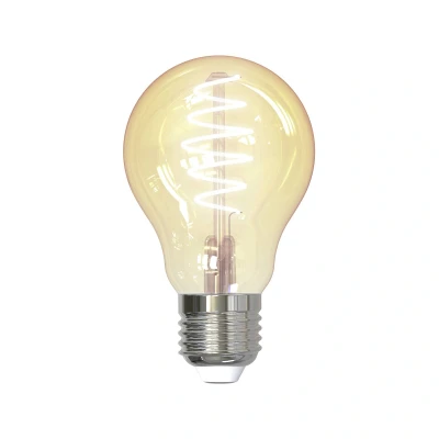 Abbildung von LUUMR Smart LED Leuchtmittel A60 E27 amber 4,9W Tuya WLAN