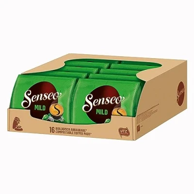 Abbildung von Senseo Pads Mild, 160 Kaffeepads, 10er Pack, 10 x 16 Getränke