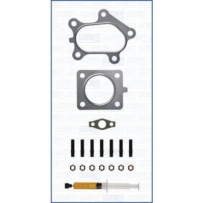 Abbildung von AJUSA JTC11867 Montagesatz, Lader with studs, syringe oil mit Dichtungen Montageanleitung