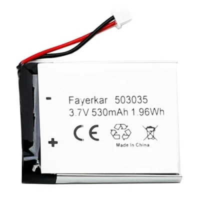 Abbildung von Fayerkar 3.7V 530mAh 503035 Wiederaufladbare Lithium Polymer Batterie Ersatz für DIY Elektronikprodukte mit 3.7 5V Mobile Energiespeicher Energie LED Leuchten