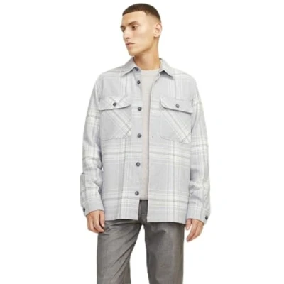 Abbildung von Jack &amp; Jones Leichte Jacke, Herren, Größe: Large, Grey melange