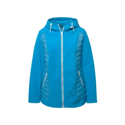 Abbildung von Ulla Popken Outdoorjacke HYPRAR Hybrid Kapuzenjacke wasserabweisend