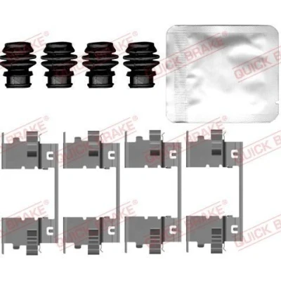 Abbildung von QUICK BRAKE 109 0148 Zubehörsatz, Scheibenbremsbelag HONDA: HR V II, MITSUBISHI: Eclipse Cross