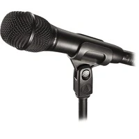 Abbildung von Audio Technica AT2010 Kondensator hand mikrofon mit Nieren Richtcharakteristik Schwarz