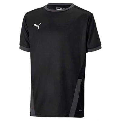 Abbildung von Puma Tshirt basic für Kinder, Größe: 140, black/asphalt