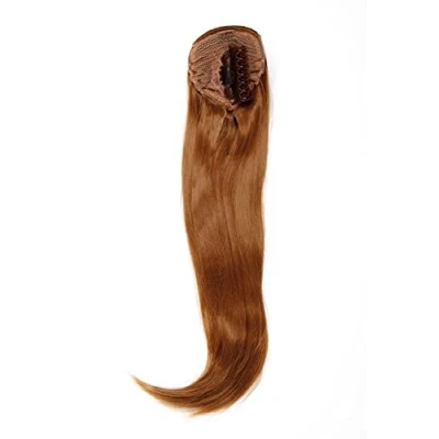 Abbildung von WIG ME UP Haarteil voluminös glatt fallend Zopf/Pferdeschwanz Mini Butterfly Klammer Gummizug ca. 60 cm Kupferbraun WK06 30