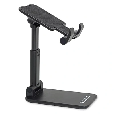 Abbildung von keepdrum DPHS Smartphone Desktop Ständer Schwarz Halterung, (Variabler Halter Tisch Ständer)