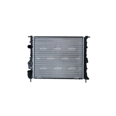 Abbildung von NRF 58023 Kühler, Motorkühlung Aluminium 430 378 23 Kühlrippen mechanisch gefügt RENAULT: MEGANE 1, 1 Cabriolet, Kangoo I, DACIA: Logan I MCV