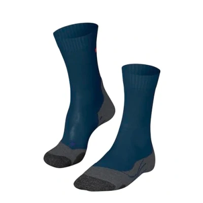 Abbildung von FALKE Herren Wandersocken TK2 Explore Cool M So Lyocell Funktionsmaterial antiblasen dick 1 Paar, Blau Blue Pond 6598, 46 48