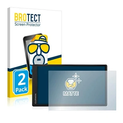 Abbildung von BROTECT Entspiegelungs Schutzfolie für Garmin DriveSmart 55 (2 Stück) Matte Displayschutz Folie, Anti Reflex, Fingerprint
