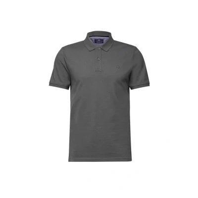Abbildung von Street One MEN Poloshirt, Herren, Größe: Large, Grau