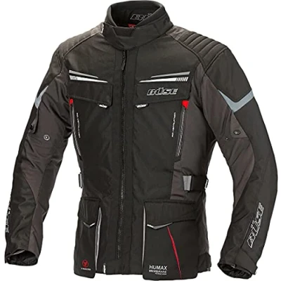 Abbildung von Büse Motorradjacke LAGO PRO Textiljacke schwarz / neon gelb 4XL
