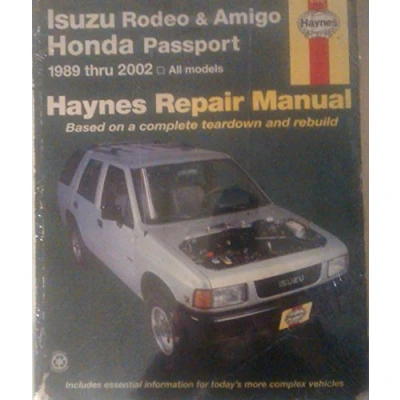 Abbildung von Haynes Isuzu Rodeo, Amigo &amp; Honda Passport, 1989 thru 2002 (Haynes Manuals)