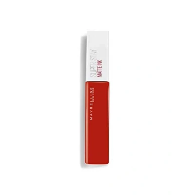 Abbildung von Maybelline New York Lippenstift, matt, flüssig, langanhaltend, Superstay Matte Ink, Farbton: Ground Breaker (117), 5 ml