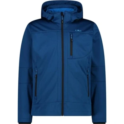 Abbildung von CMP Kinderjacke mit fester Kapuze, Petrol Mel., 152