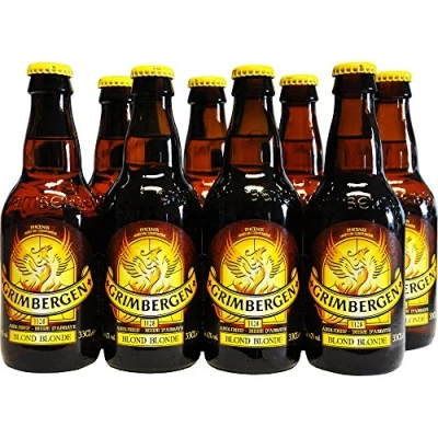 Abbildung von Original Belgisches Bier GRIMBERGEN Blonde 6,7% vol 8 x 33 cl. inc. 0,64 MEHRWEG Pfand