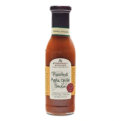 Abbildung von Stonewall Kitchen Roasted Apple Grille Sauce, 330 ml Würzig fruchtige BBQ Sauce mit gerösteten Äpfeln, ideal zum Glasieren oder Dippen