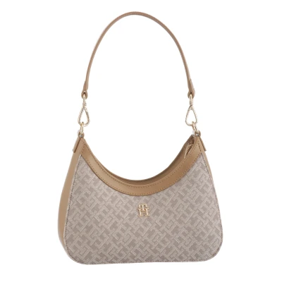 Abbildung von Tommy Hilfiger Shoulder BAG Handtasche, Damen, Größe: One Size, Khaki