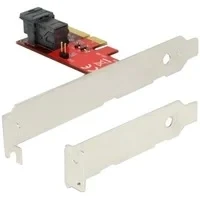 Abbildung von PCIe x4 Karte &gt;1x SFF 8643 NVMe, Controller