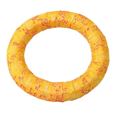 Abbildung von Ring für Klangschale mit diversen traditionellen Mustern Ø 16 cm 9802 (gelb Drache) in verschiedenen Farben erhältlich