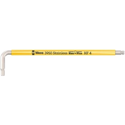 Abbildung von Wera 05022694001 Winkelschlüssel, 3950 SPKL Multicolour HF, metrisch, Edelstahl, mit Haltefunktion, 4.0 x 137 mm