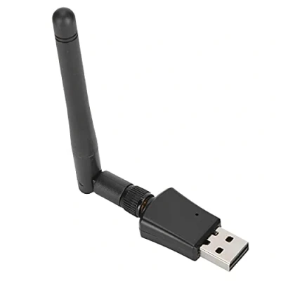 Abbildung von AC600 High Gain USB 2.0 Wi Fi Dongle, Dual Band Adapter mit 5dBi Antenne für PC/Laptop, Unterstützt Vista/XP/2000/7/8/10, Linux, MAC OS10.5 10.13