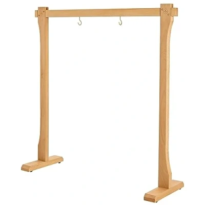 Abbildung von Sonic Energy Holz Gong Ständer Zubehör für Gongs und Tam Tams bis 101 cm Buche, natur (TMWGS L)