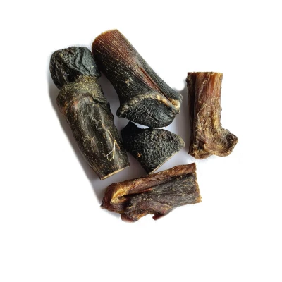 Abbildung von Kaureks Natur Hundeleckerlies Pferdeziemer Stücke 600g, Kausnack, Hundefutter, Kauartikel, so wie Pferdeknochen