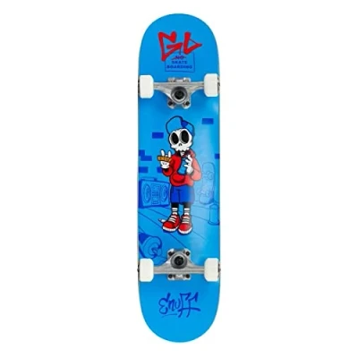 Abbildung von Enuff Skully 7.25 &quot;x29.5&quot; Blau / Weiß Skateboard