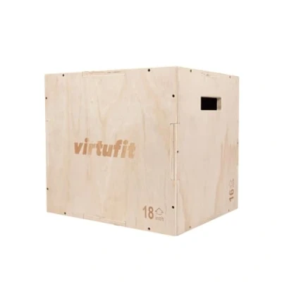 Abbildung von Plyo Box aus Holz 3 in 1 Klein Jump Sprungbox