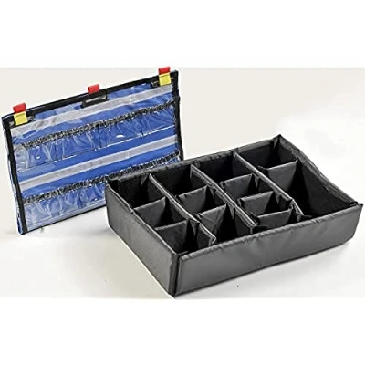 Abbildung von Peli 1505EMS EMS Zubehörsatz (Deckeleinteilungs und Trennwand Set), Original Protector Case Zubehör, Kompatibel 1500, Farbe: Schwarz