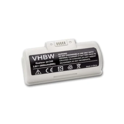 Abbildung von vhbw Akku kompatibel mit iRobot Braava Jet 244, M6110, M6134, 250, 245, M6, 241, 240 Home Cleaner Heimroboter Weiß (2600 mAh, 3,6 V, Li Ion)