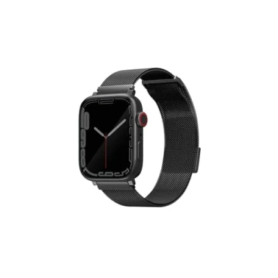 Abbildung von Uniq Apple Watch Armband Stahl Dunkelgrau Geeignet für 1 9 / SE 38/40/41 mm Graphit