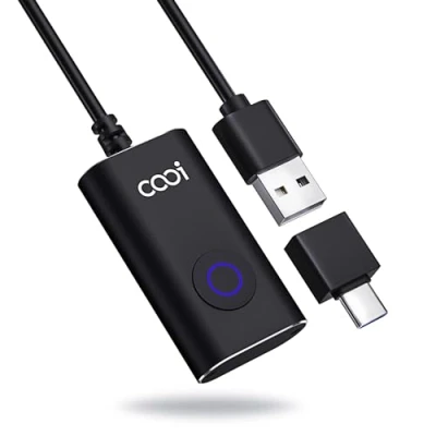 Abbildung von cooidea Mouse Jiggler Nicht Nachweisbar, USB Maus Beweger Mover mit 3 Modus und EIN/AUS Tasten,Maus Automatisch Bewegen C Adapter, Multi Track Treiberfrei für Computer Laptop