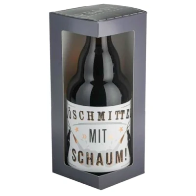 Abbildung von Jack&#039;s Bierflasche Feuerwehr &#039;&#039;Löschmittel mit Schaum&#039;&#039; Geschenkverpackung 0,33 l/Männergeschenk/Zum Geburtstag/Party