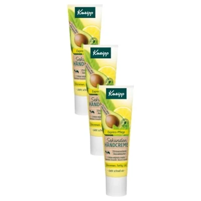 Abbildung von Kneipp Sekunden Handcreme Reisegröße Zitronenverbene &amp; Avocadobutter samtweiche Hände in Sekundenschnelle schnelleinziehend ohne ein klebriges Gefühl zu hinterlassen Mikroplastik 20ml