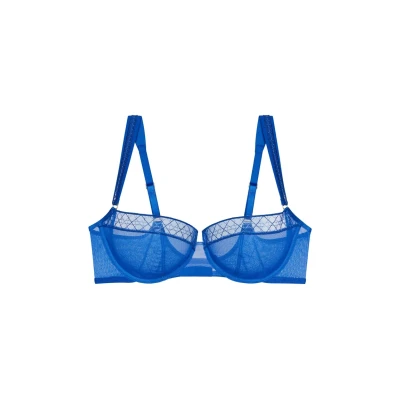 Abbildung von Triumph Palina Cosmic Heartbeat Bügel BH, Damen, Größe: 85G, Illumines blue
