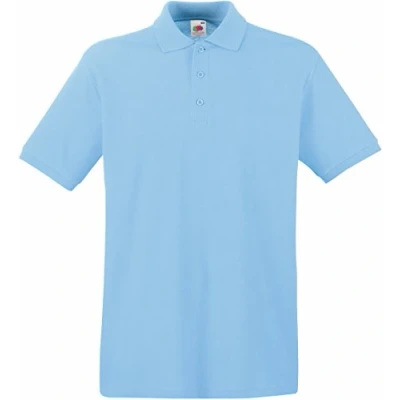 Abbildung von Fruit of the Loom Herren Poloshirt, Blau (Sky Blue), XXX Large
