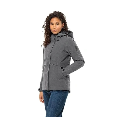 Abbildung von Jack Wolfskin Snowy Outdoorjacke, Damen, Größe: Small, Black