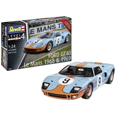 Abbildung von Revell Ford GT40 Le Mans 1968, Japan, Scale Model Engineering Objects, Verbrauchereinheit einzeln