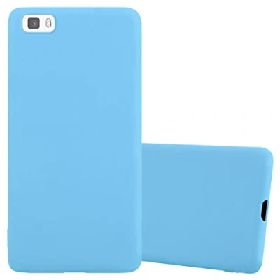 Abbildung von Cadorabo Hülle kompatibel mit Huawei P8 LITE 2015 Schutzhülle TPU Silikon Case Candy Design Slim Kratzfest Weiche Gummi Rundumschutz für in Blau