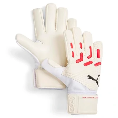 Abbildung von Puma Future Match Unisex Torwarthandschuh, Größe: 4, White/fire orchid