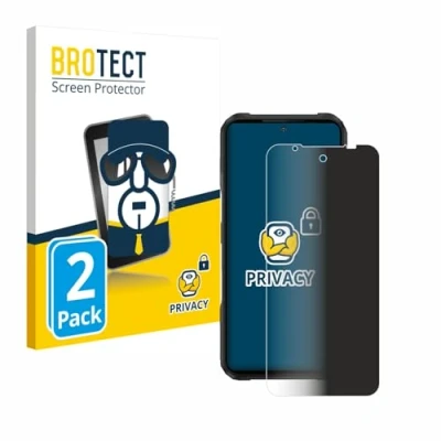 Abbildung von BROTECT (2 Stück Anti Spy Blickschutzfolie für Doogee V20 Pro Privacy Screen Protector [Displayschutz Folie, Sichtschutz, Blaulichtfilter]