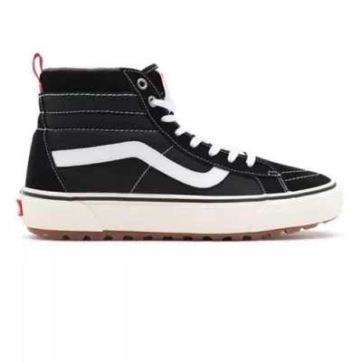 Abbildung von Vans SK8HI MTE Unisex Sneaker high, Größe: 45, Black/true white Leder und textil
