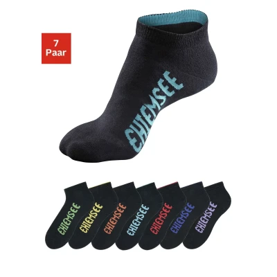 Abbildung von Chiemsee Sneakersocken, (Packung, 7 Paar), mit farbigen Logos