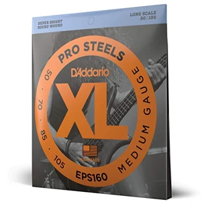 Abbildung von D&#039;Addario EPS160 Saitensatz für E Bass , ProSteels Round Wound Long .050 .070 .085 .105 inches
