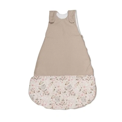 Abbildung von ULLENBOOM Schlafsack Baby 10 12 Monate, 80/86, OEKO TEX Materialien, Rosa Blüten (Made in EU), 2,5 TOG Neugeborene Ganzjährig für Frühling, Herbst und Winter
